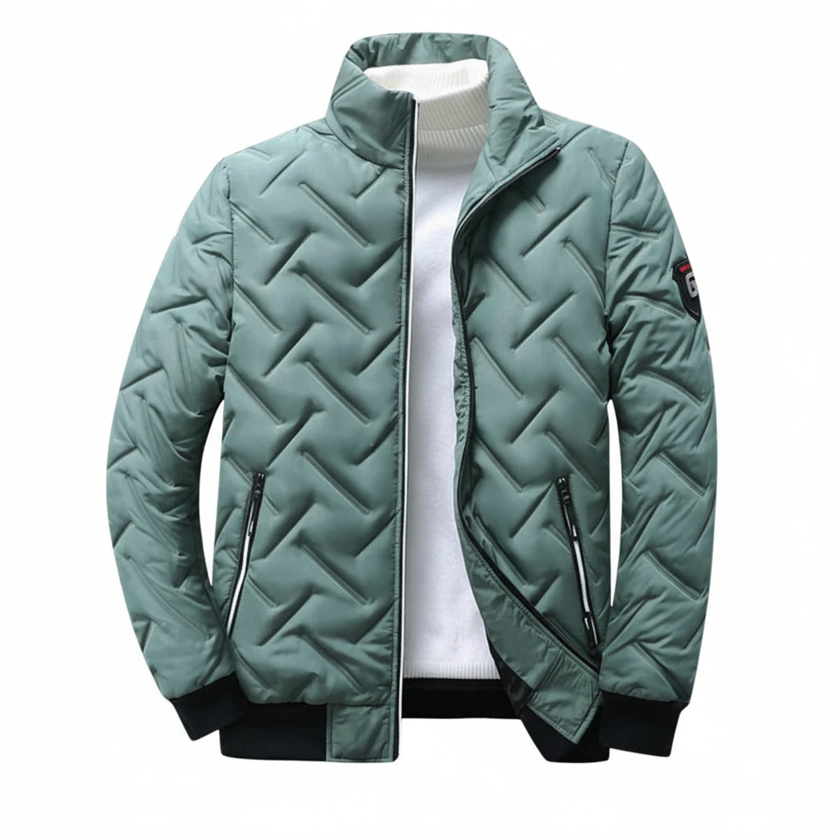 Men's Slim Fit Quilted Puffer Jacket