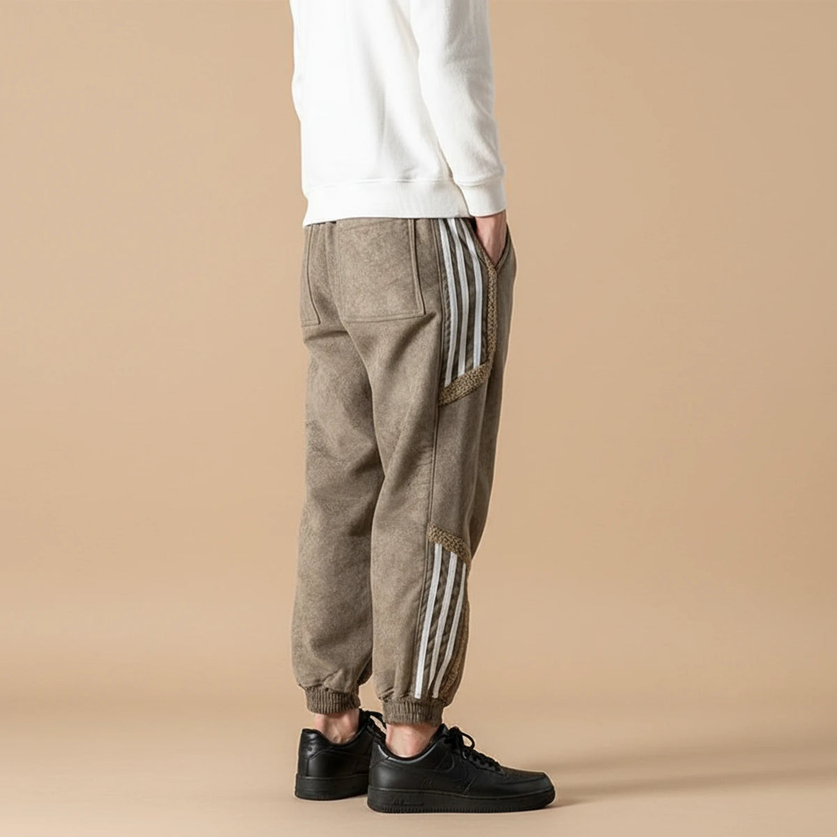 Men's Relaxed Fit Striped Pants