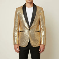 Men's Sequin Blazer Jacket