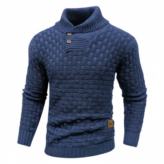 Men's Shawl Collar Winter Sweater