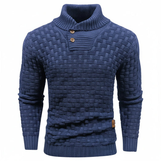 Men's Shawl Collar Winter Sweater