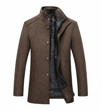 Men's Stand Collar Short Overcoat