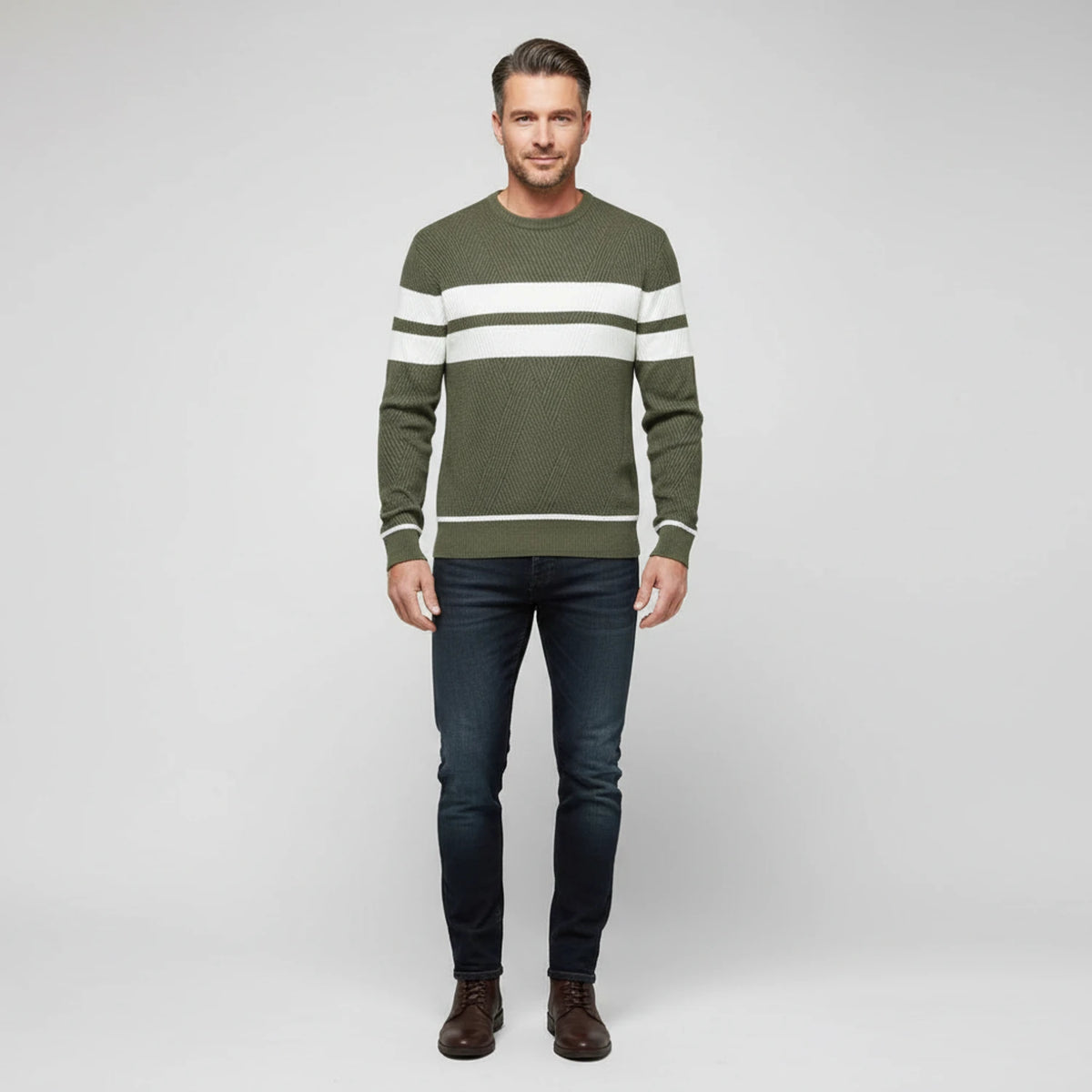 Men's Striped Sweater image