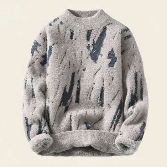Men's Warm Patterned Sweater