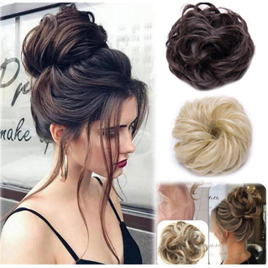 Messy Bun Fake Hair Scrunchie | Niropi