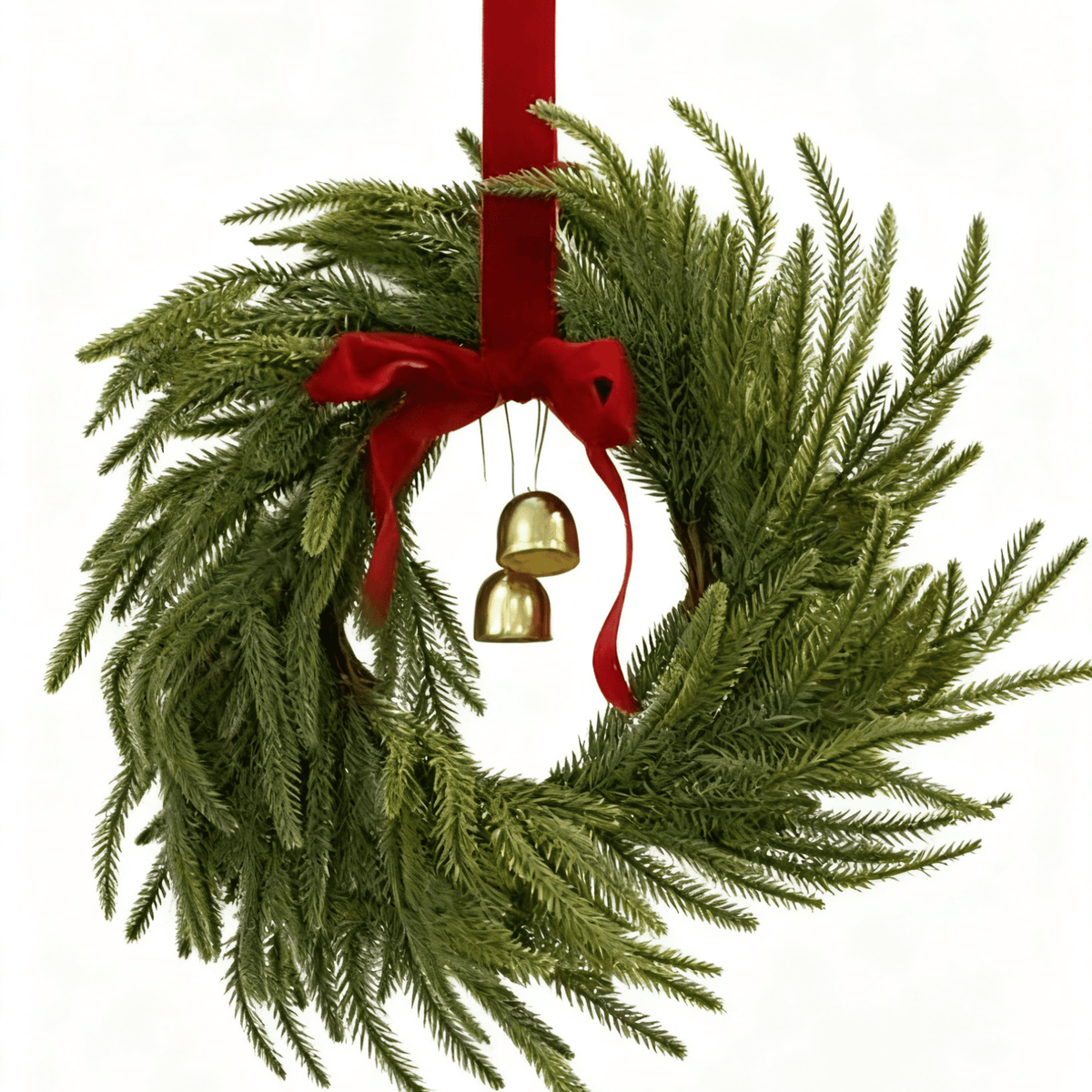 Mini Christmas Wreaths for Cabinets
