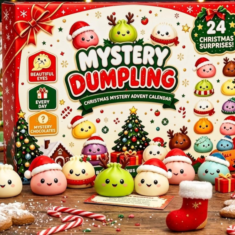 Mini Squishy Dumpling Surprise Christmas Advent Calendar