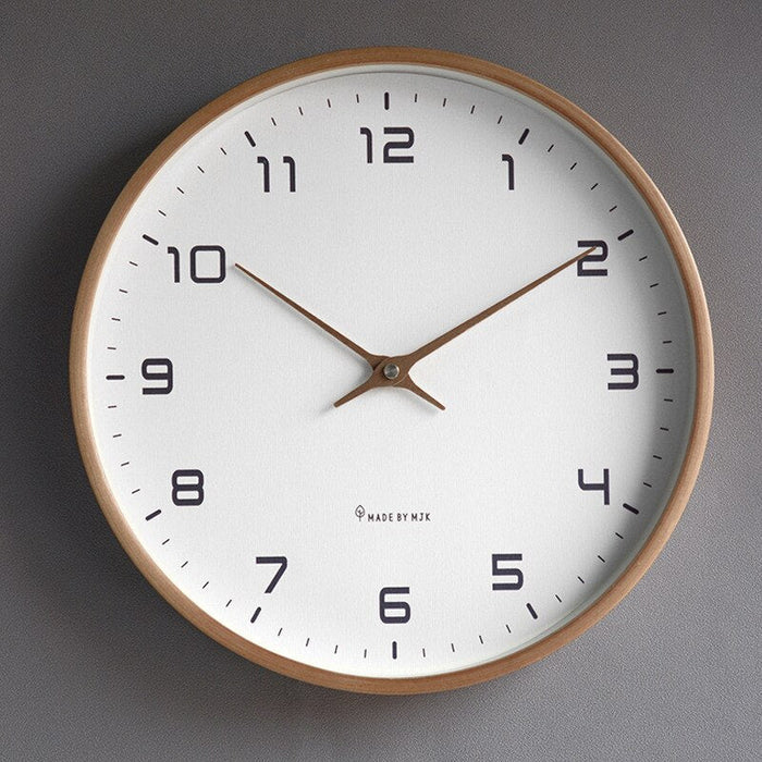 Minimalist Wooden Wall Clock