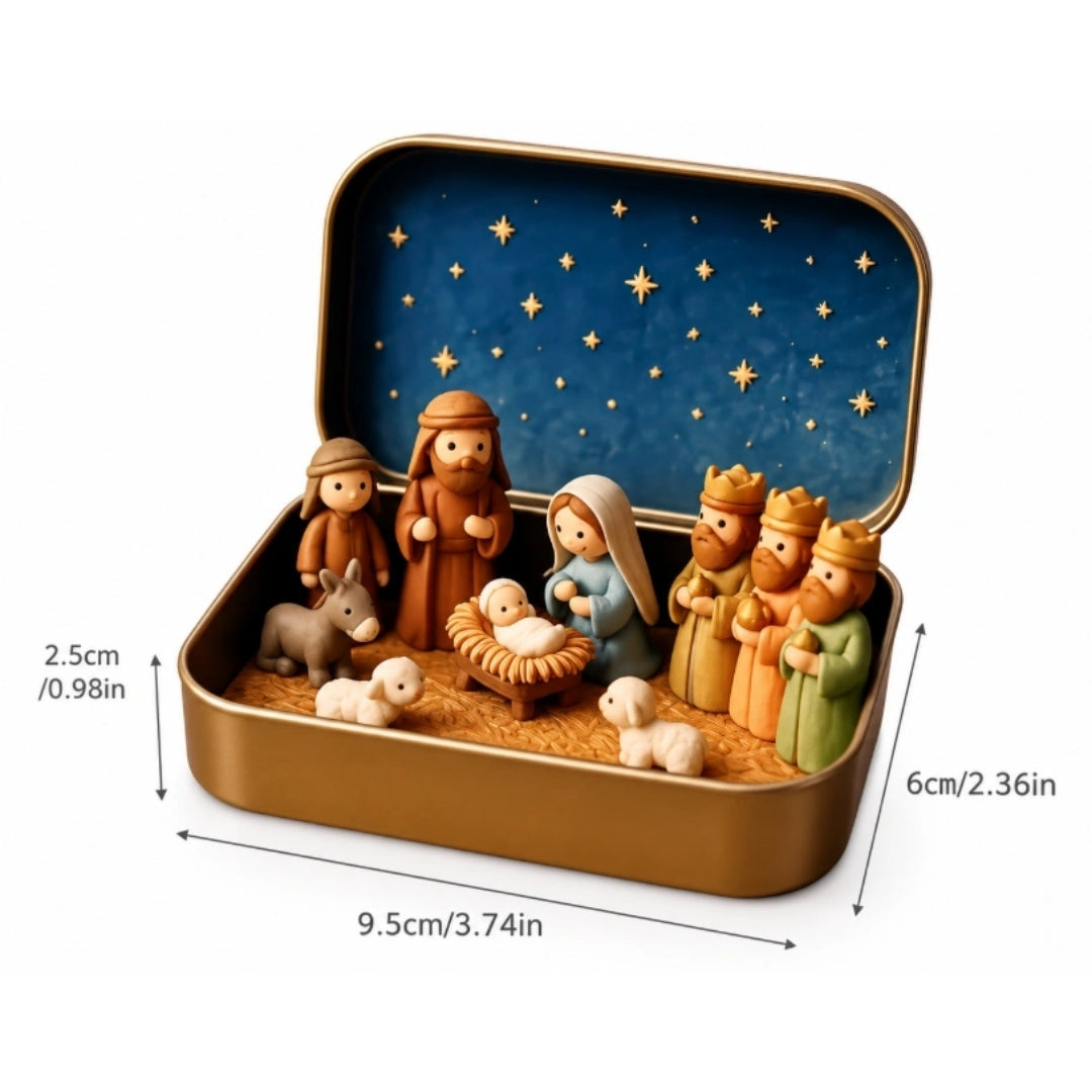 Nativity Scene in an Elegant Box