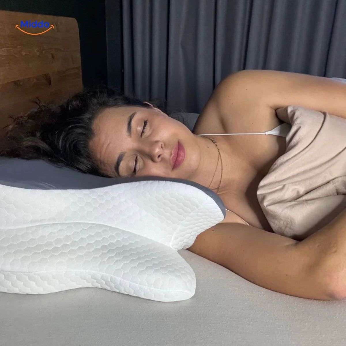 NeckRest™ Ergonomic Memory Foam Pillow – Supportive & Shape Retaining