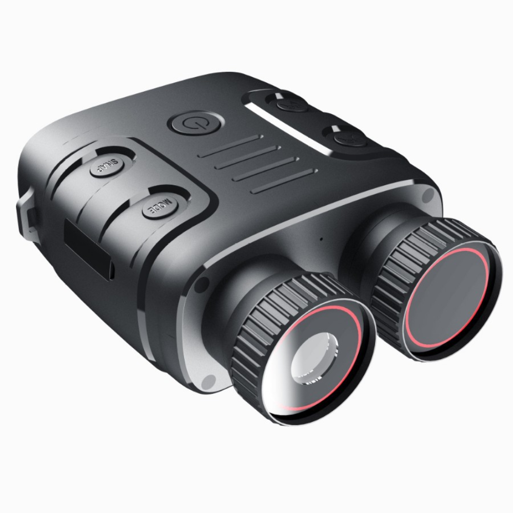 Night Vision Binoculars with Infrared Illumination and Digital Zoom