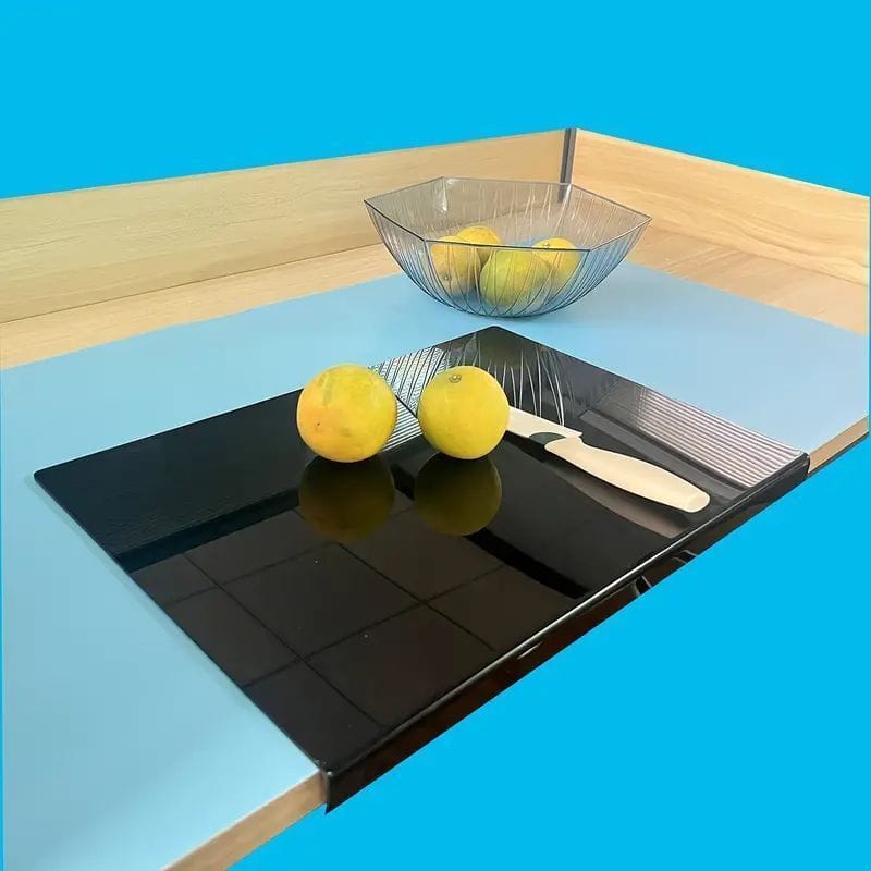 Non-Slip Transparent Black Acrylic Cutting Board