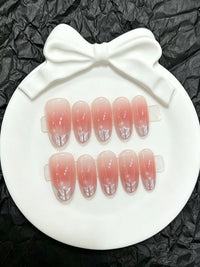 Ombre Glossy Press-On Nail Set