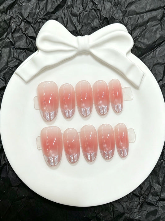 Ombre Glossy Press-On Nail Set
