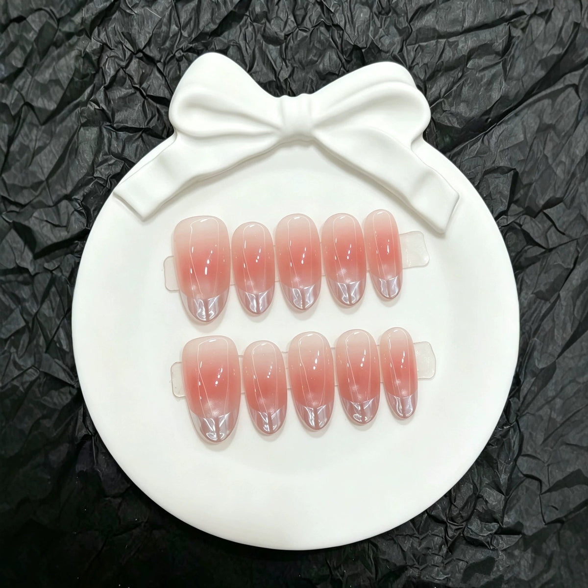 Ombre Glossy Press-On Nail Set
