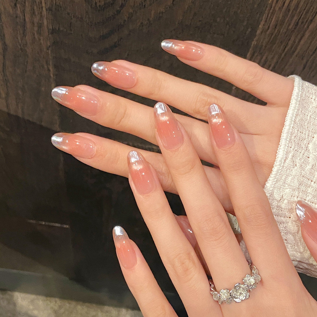 Ombre Glossy Press-On Nail Set