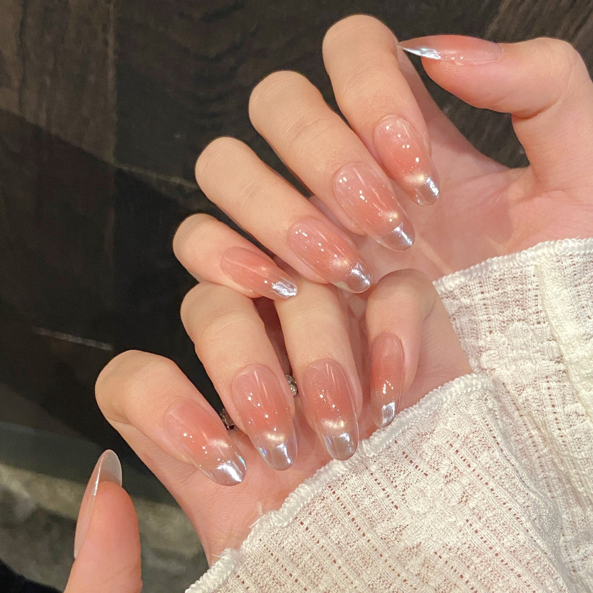 Ombre Glossy Press-On Nail Set