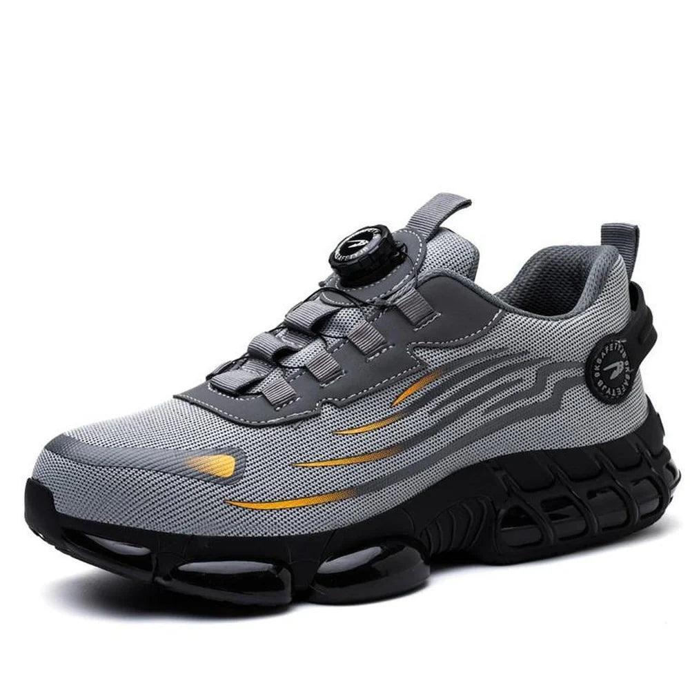 Orthopedic Safety Work Shoes with Steel Toe & Memory Foam