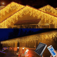 Outdoor Fairy Light String with Waterfall Effect - IP44 Waterproof