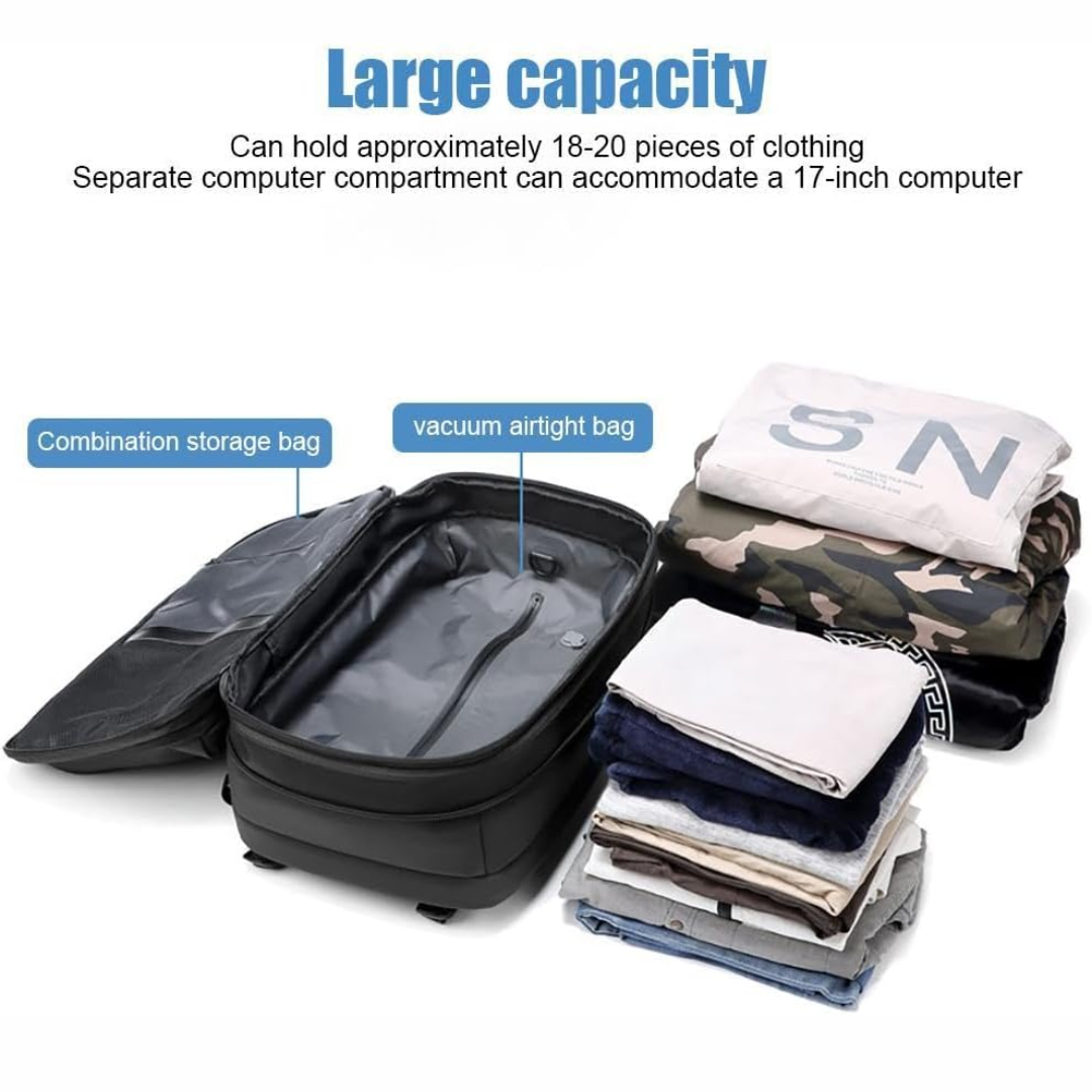 PackForm | Structured 60L Compression Rucksack for Travel & Everyday Use