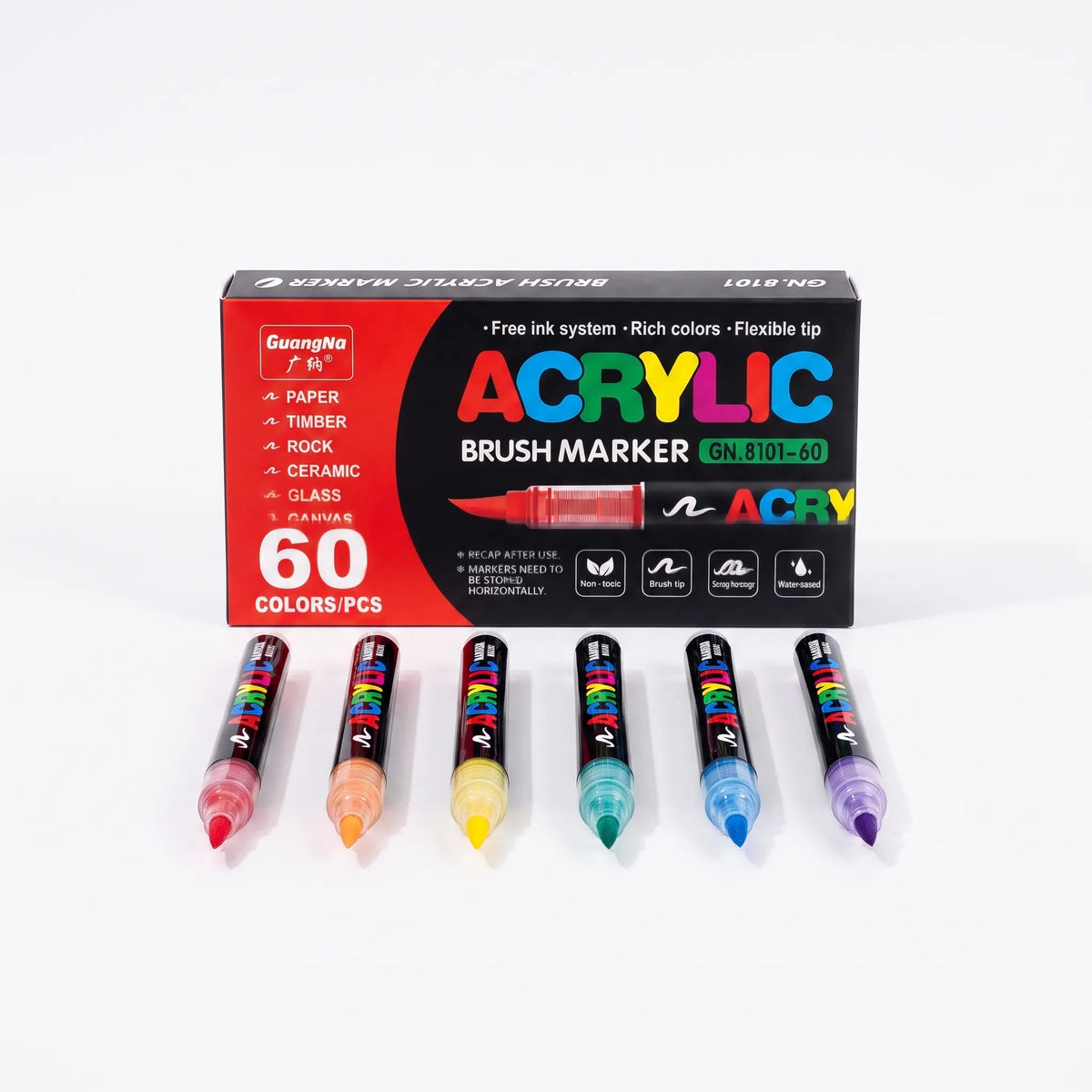 Paint Markers with Flexible Tip