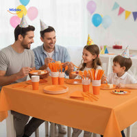 PartyLux™ Tableware Set | 141-Piece Tableware Set, Plates, Cups, Cutlery & Tablecloth