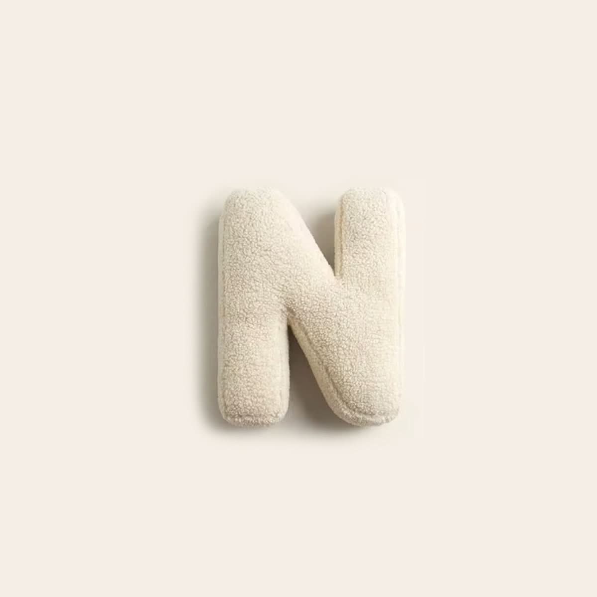 Personalized Letter Throw Pillow for Sofa