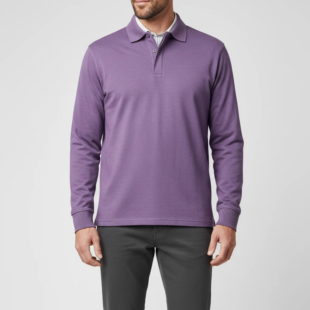 Men's Long-Sleeve Polo Shirt
