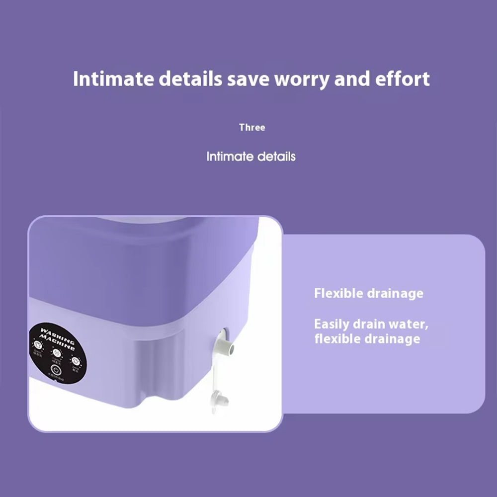Portable & Foldable Washing Machine with Drying Function