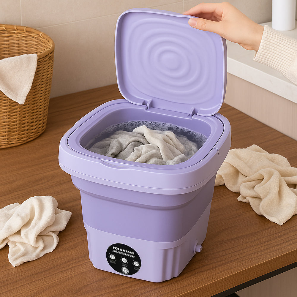 Portable & Foldable Washing Machine with Drying Function