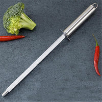 Professional Knife Sharpening Rod – Durable Stainless Steel, Comfortable to Use – Perfect for Home and Professional Kitchens