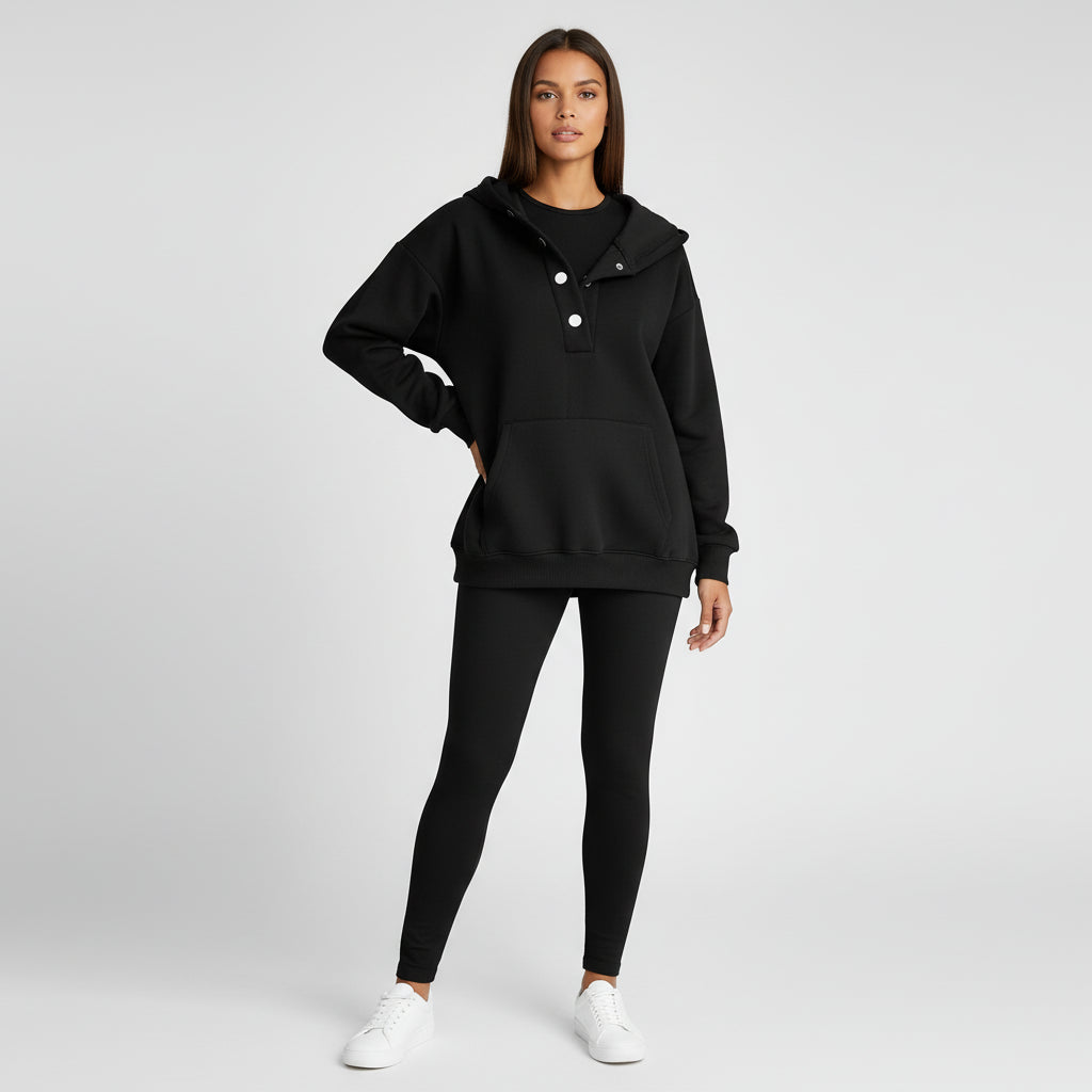 Women's Hooded Sweatshirt Set 