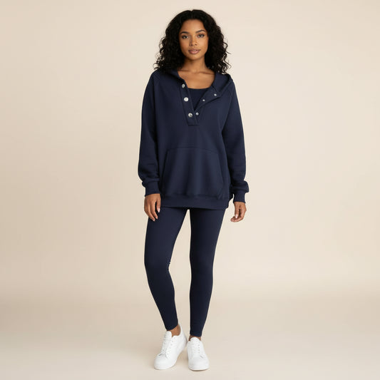 Women's Hooded Sweatshirt Set 