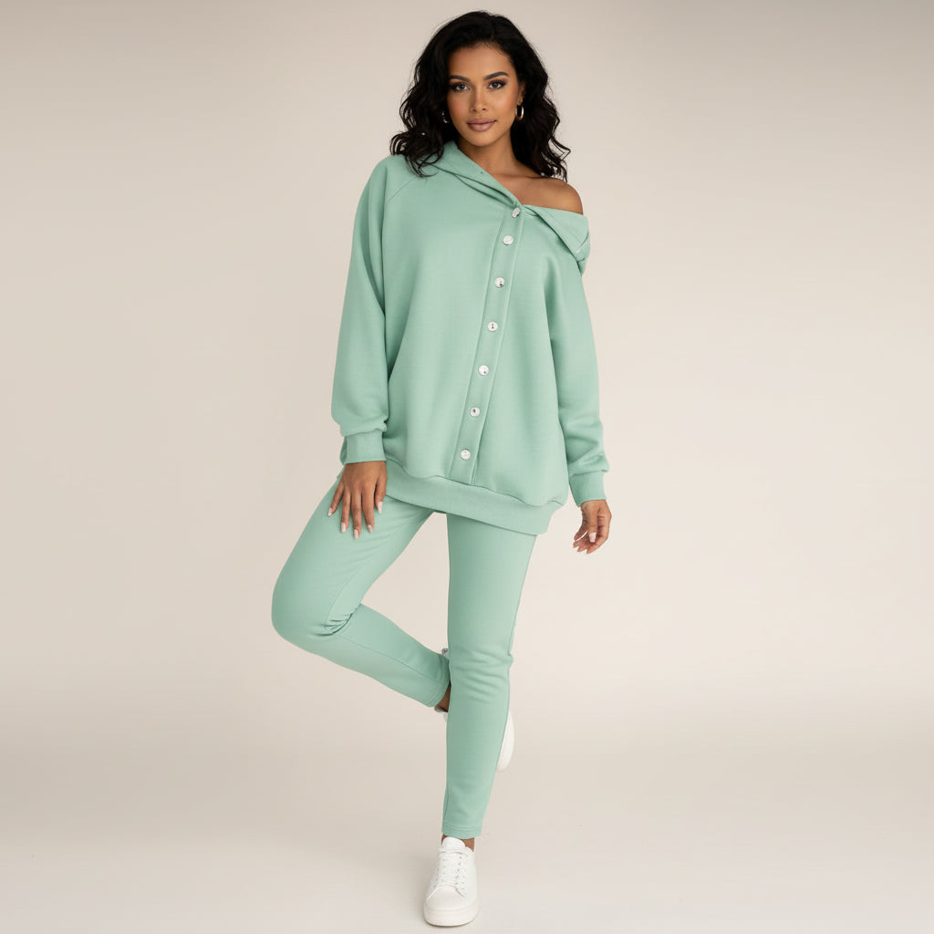 Women's Hooded Sweatshirt Set 