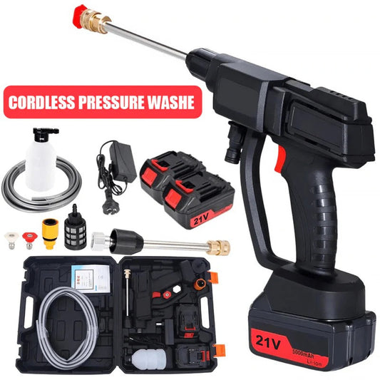 QuickWash | Cordless High-Pressure Cleaner with 2 Batteries