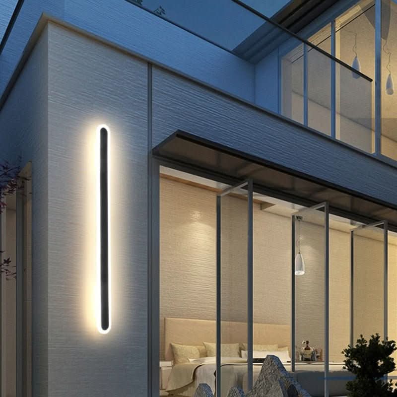 Rounded Edge Aluminum LED Outdoor Wall Light