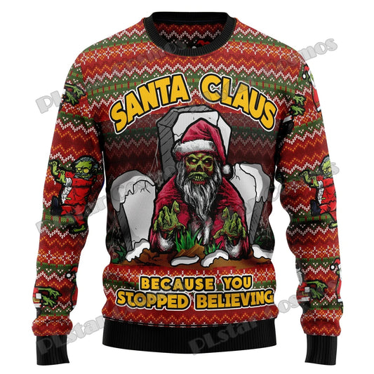 Santa Christmas Sweater - Classic and Cheerful Holiday Sweater