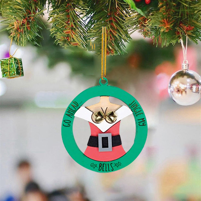 Santa Claus Bell Hanging Ornament