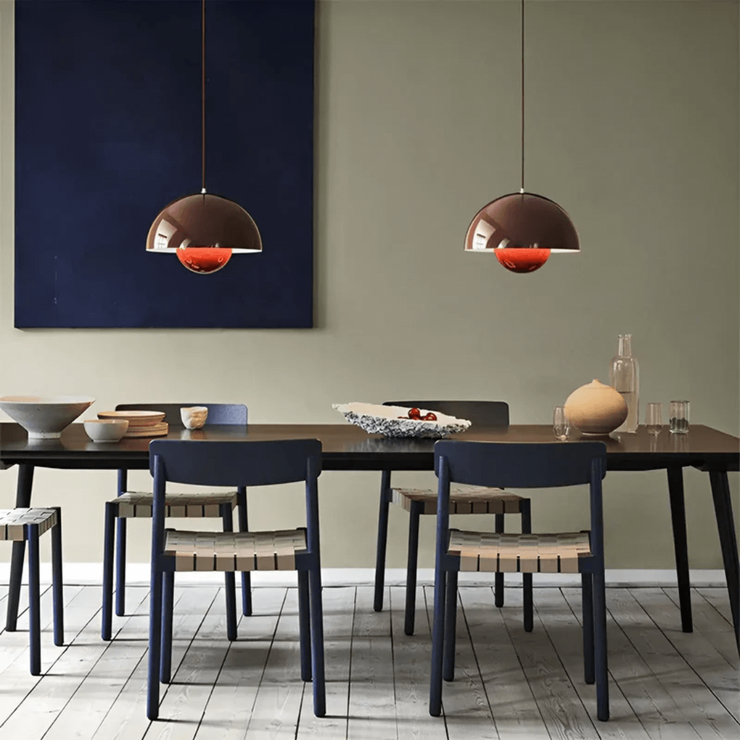 Scandinavian LED Pendant Lamp - Flower Pot Design
