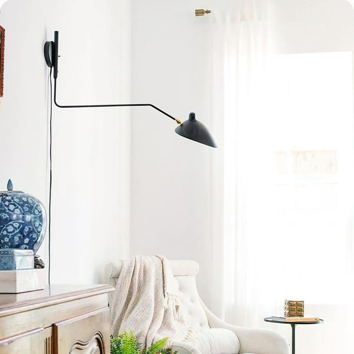 Serge Mouille Wall Sconce - Design Wall Lamp - Mobile Arms