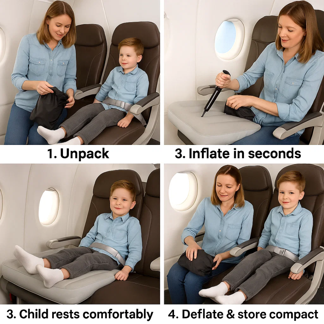 SkyNest | Inflatable Travel Bed for Children