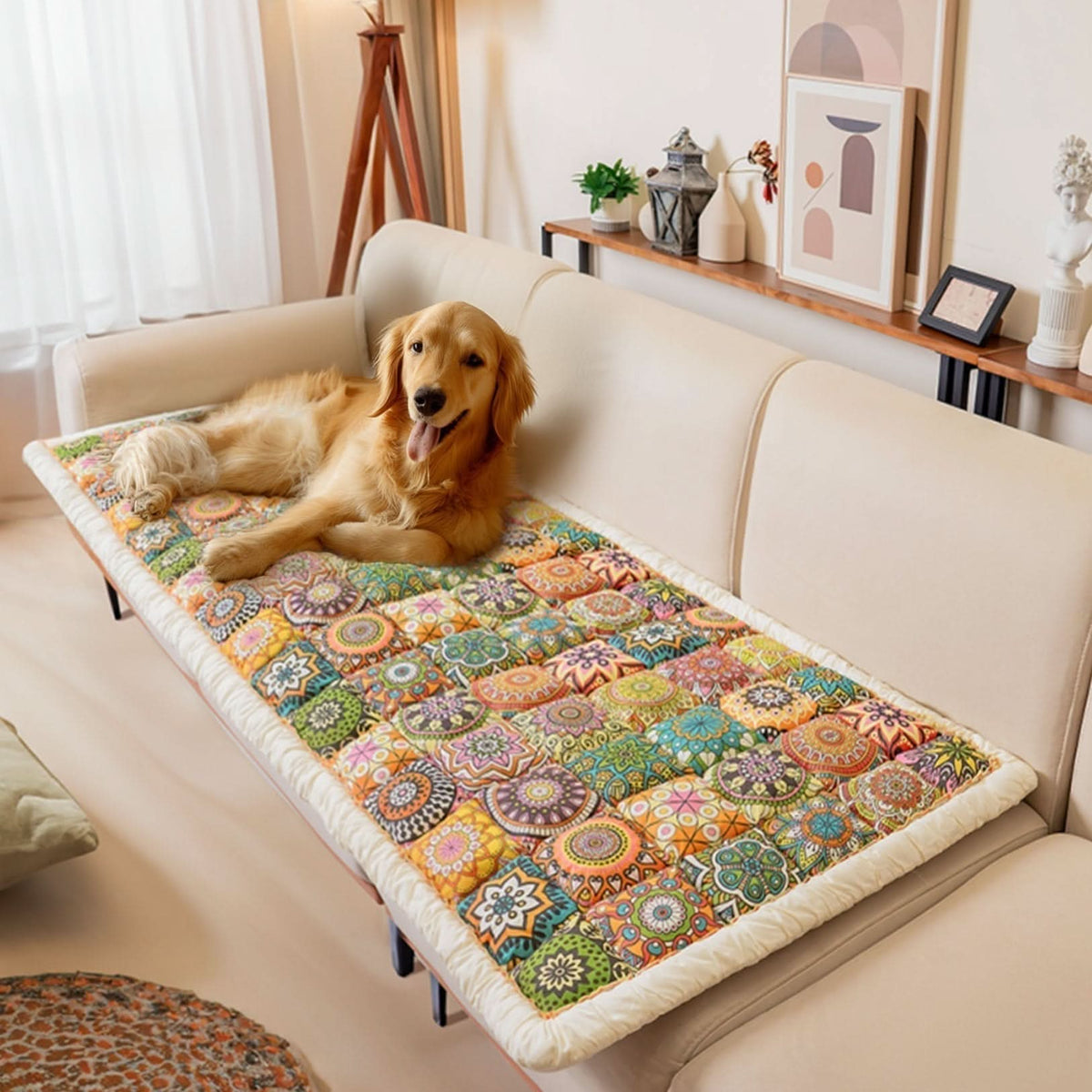 Sofa Protector with Non-Slip Underside
