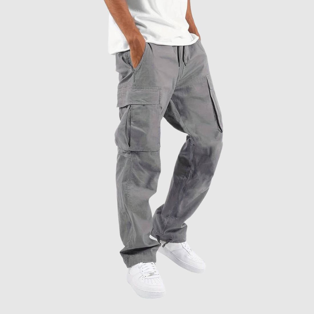 Soft Fabric Cargo Trousers
