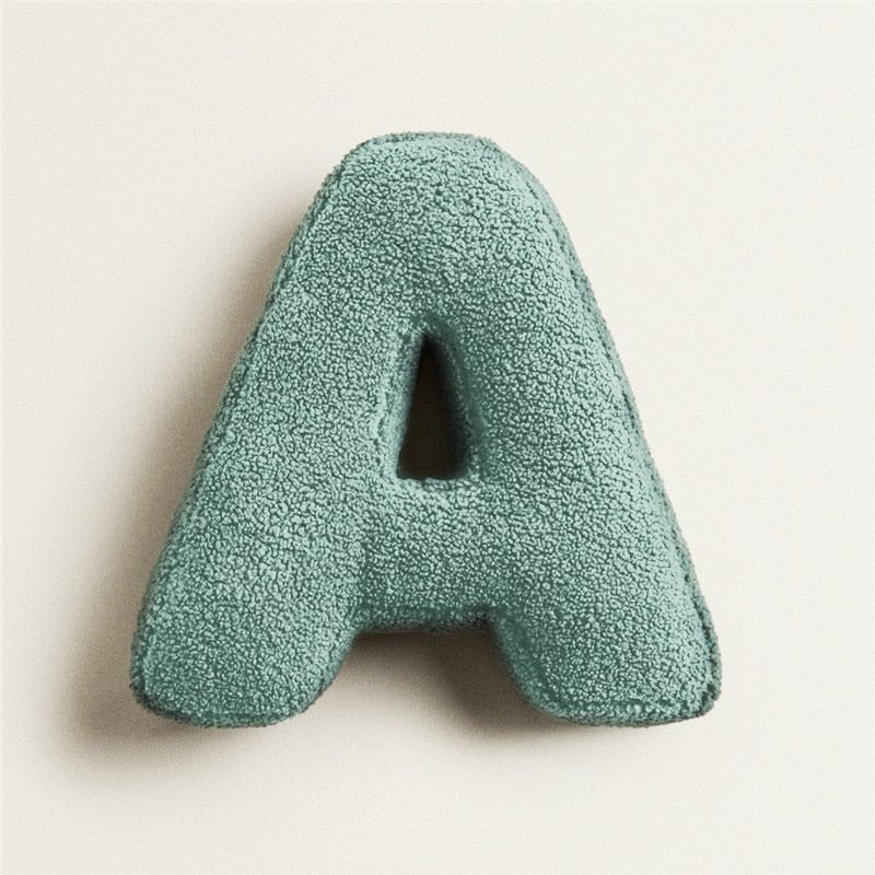 Soft Plush Letter Pillow for Bedroom and Children's Room