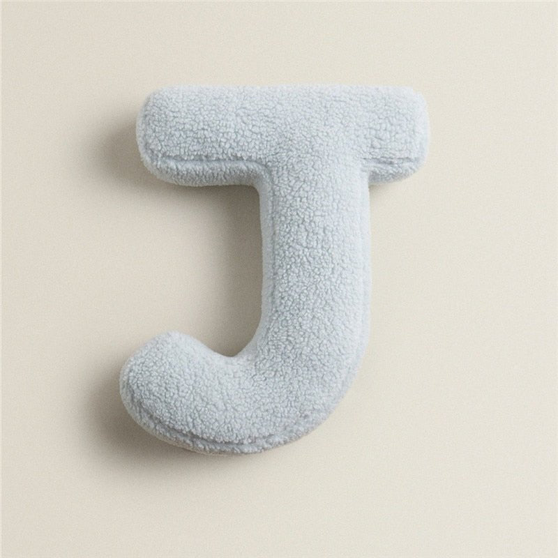 Soft Plush Letter Pillow for Bedroom and Children's Room
