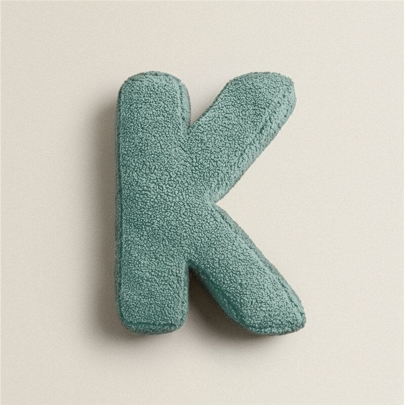 Soft Plush Letter Pillow for Bedroom and Children's Room