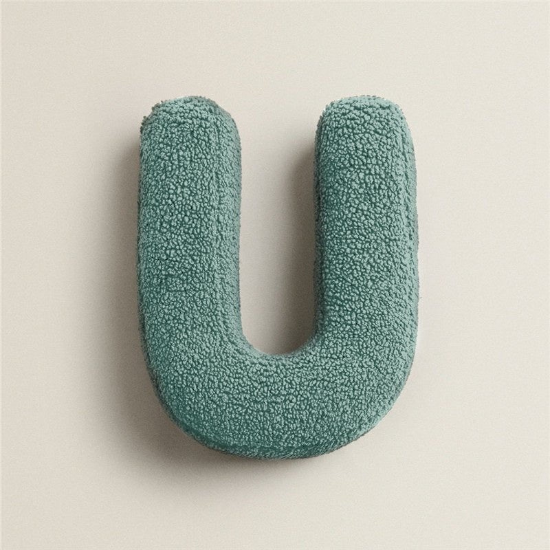 Soft Plush Letter Pillow for Bedroom and Children's Room