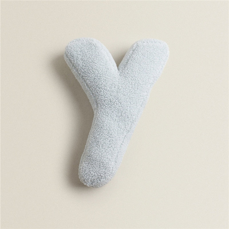 Soft Plush Letter Pillow for Bedroom and Children's Room