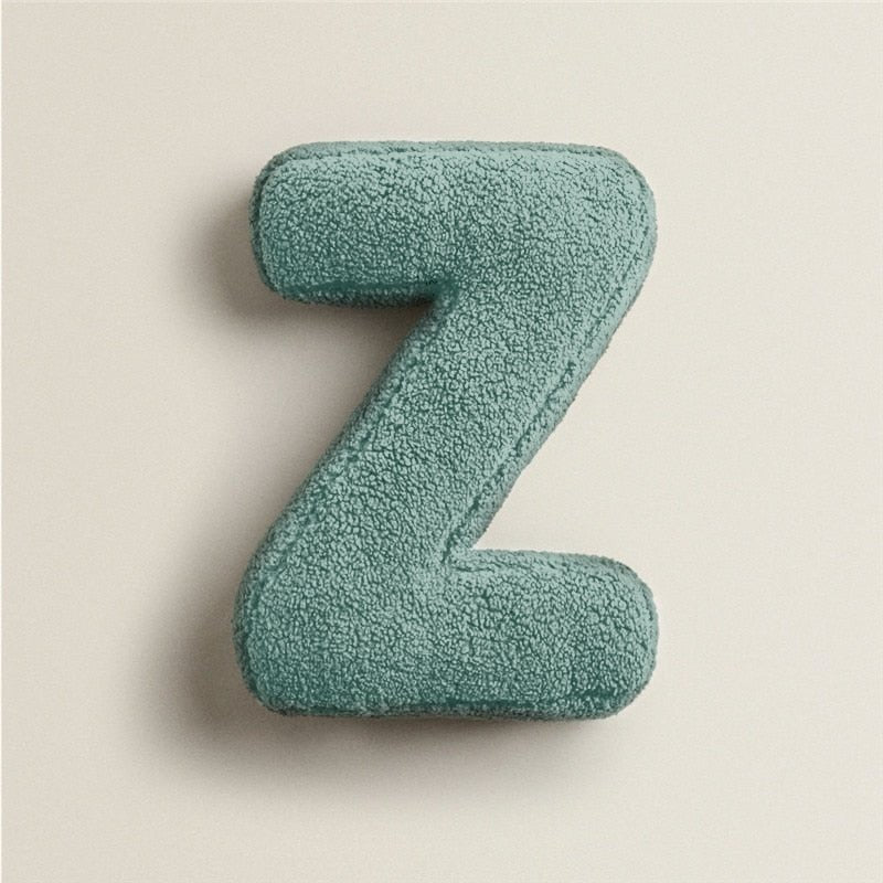 Soft Plush Letter Pillow for Bedroom and Children's Room