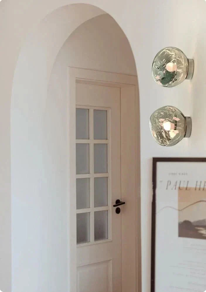 Space Glass Wall Lamp for Modern Elegant Interiors